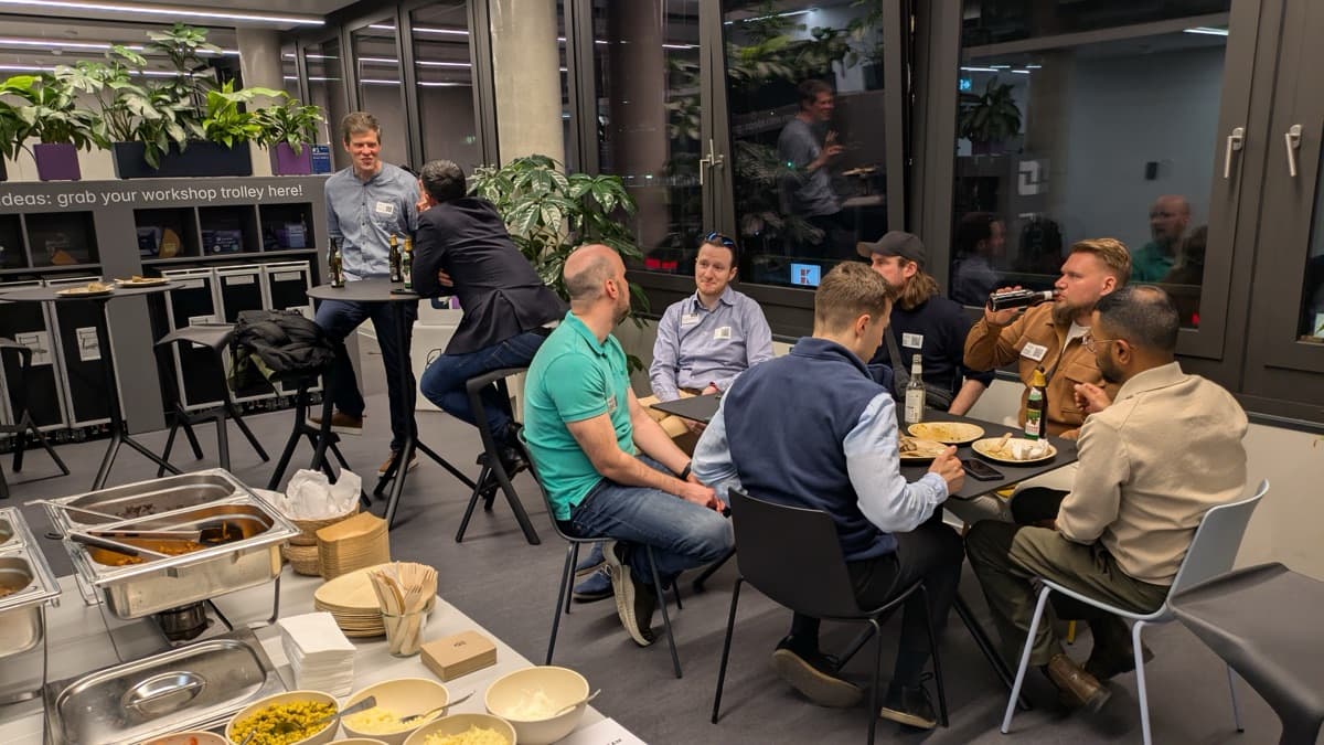 Community dinner in the evening