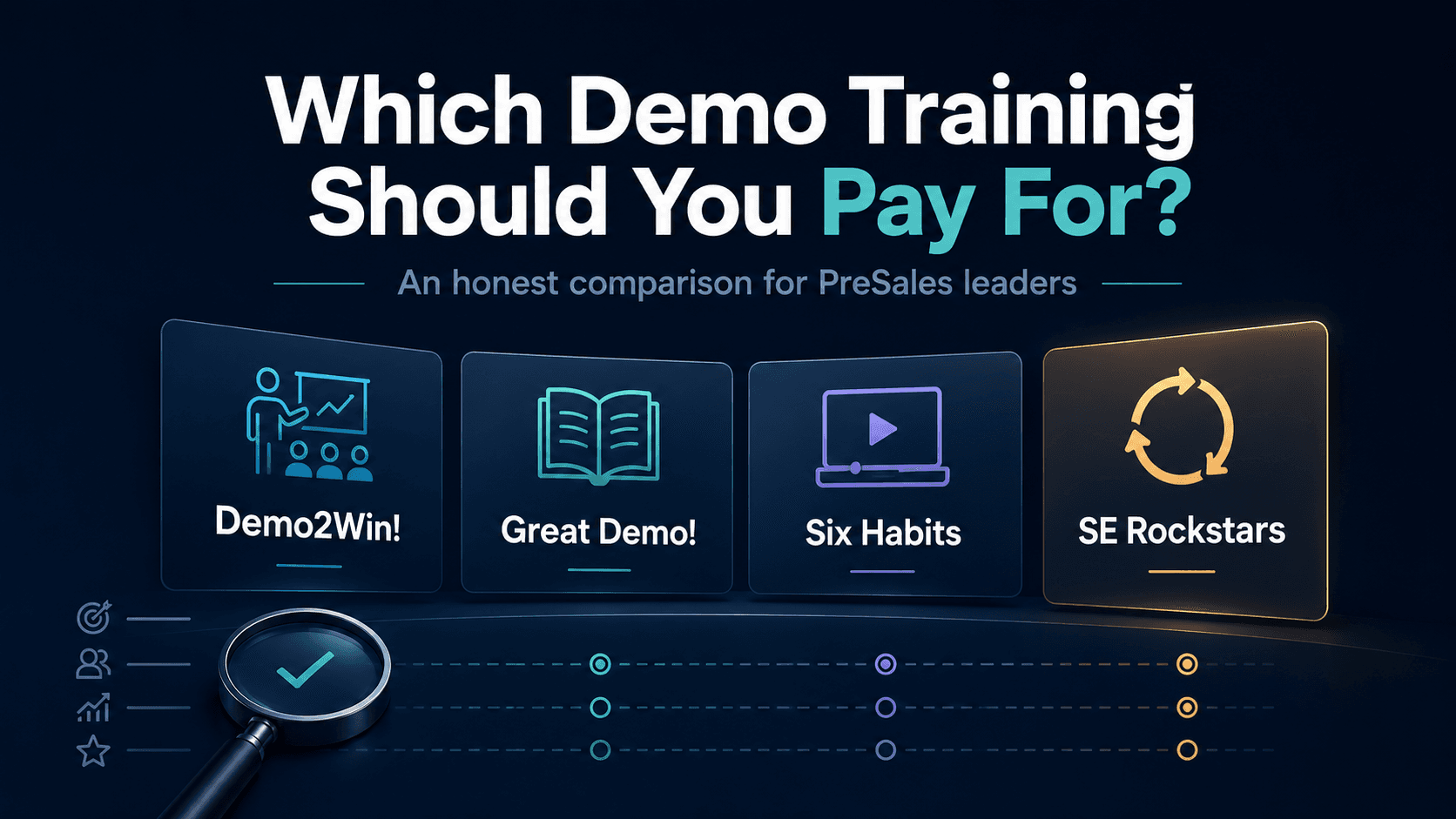 Demo Training for Solution Engineers: Who Should You Actually Pay?
